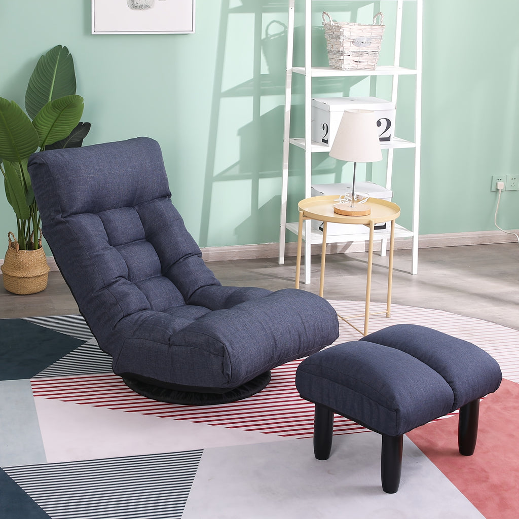 Multifunctional Lounge Chair for Lazy Relaxation, with Multi-position Head And Lumbar Adjustments to Help Find The Most Comfortable Angle, Ergonomic Design, 360-degree Rotation, Suitable for Living Rooms, Studies, Apartments, Etc