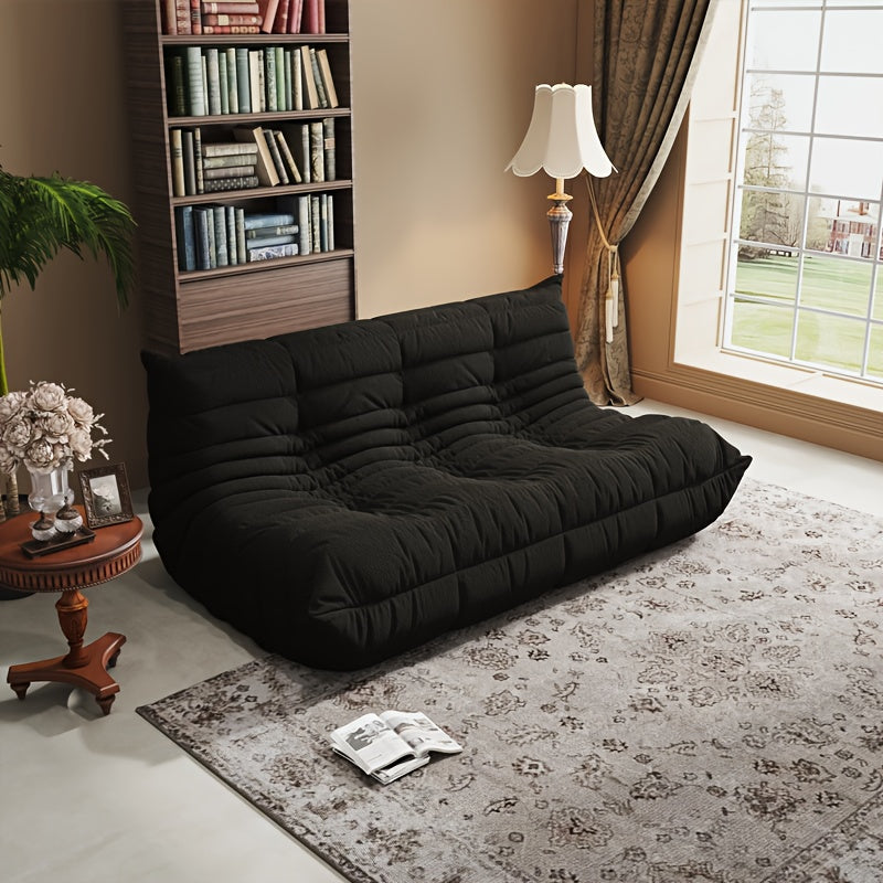 Bean Bag Chair, Family Corner Chair, Sofa, Fireplace Chair, Lazy Sofa, Compressed Sponge Sofa, Floor Single Leisure Chair, Sofa Bed, Suitable For Various Occasions In Hall, Office, Bedroom, Apartment