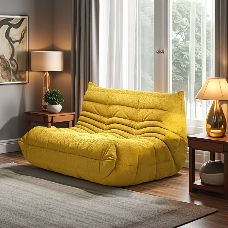 Bean Bag Chair, Family Corner Chair, Sofa, Fireplace Chair, Lazy Sofa, Compressed Sponge Sofa, Floor Single Leisure Chair, Sofa Bed, Suitable For Various Occasions In Hall, Office, Bedroom, Apartment
