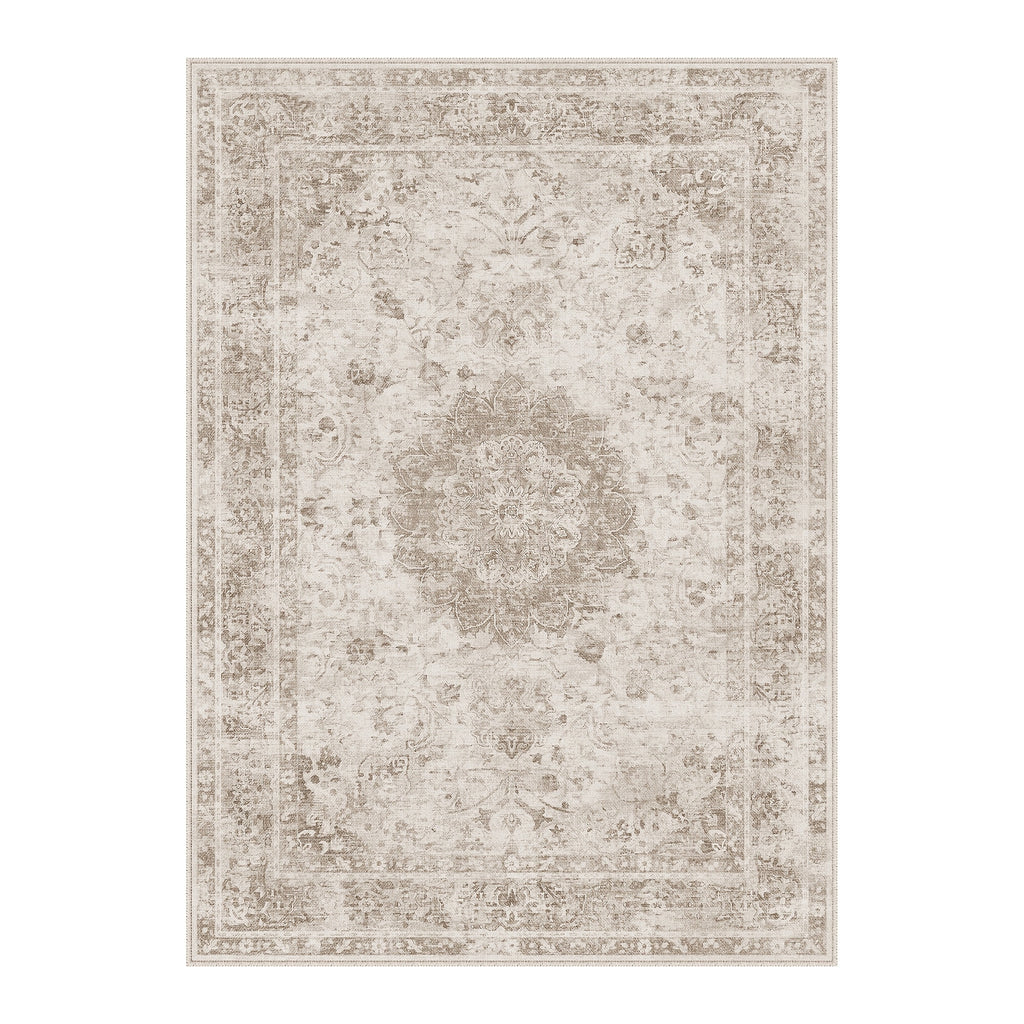 Soft Faux Cashmere Persian Pattern Rug | Non-slip, Machine Washable, Soft And Non-shedding, High-quality, Available In Multiple Sizes, Home Decor | Area Rugs\u002Fcarpet\u002Fmat