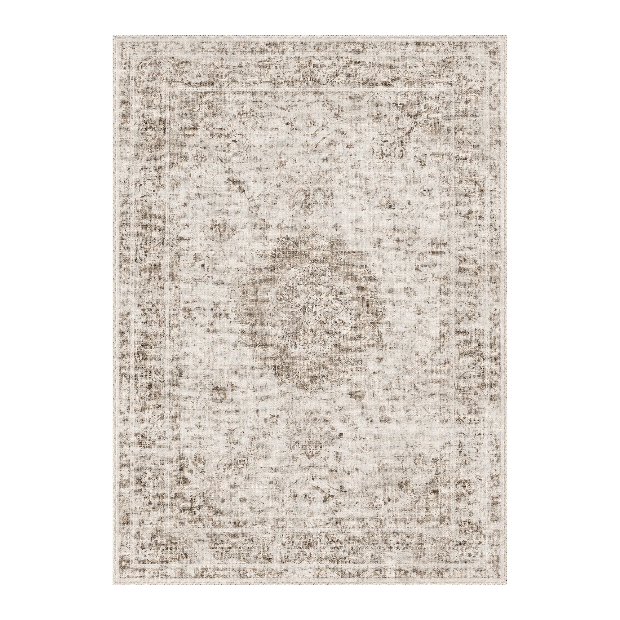 Soft Faux Cashmere Persian Pattern Rug | Non-slip, Machine Washable, Soft And Non-shedding, High-quality, Available In Multiple Sizes, Home Decor | Area Rugs\u002Fcarpet\u002Fmat