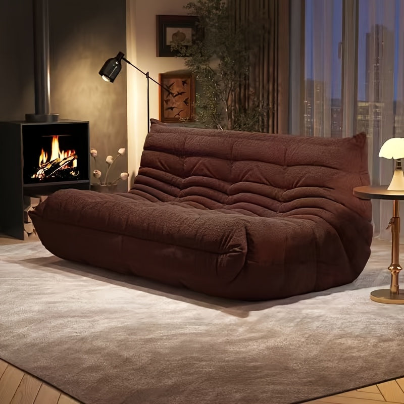 Bean Bag Chair, Family Corner Chair, Sofa, Fireplace Chair, Lazy Sofa, Compressed Sponge Sofa, Floor Single Leisure Chair, Sofa Bed, Suitable For Various Occasions In Hall, Office, Bedroom, Apartment