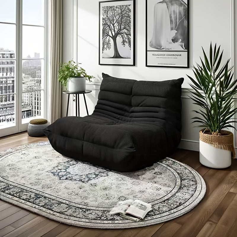 Bean Bag Chair, Family Corner Chair, Sofa, Fireplace Chair, Lazy Sofa, Compressed Sponge Sofa, Floor Single Leisure Chair, Sofa Bed, Suitable For Various Occasions In Hall, Office, Bedroom, Apartment