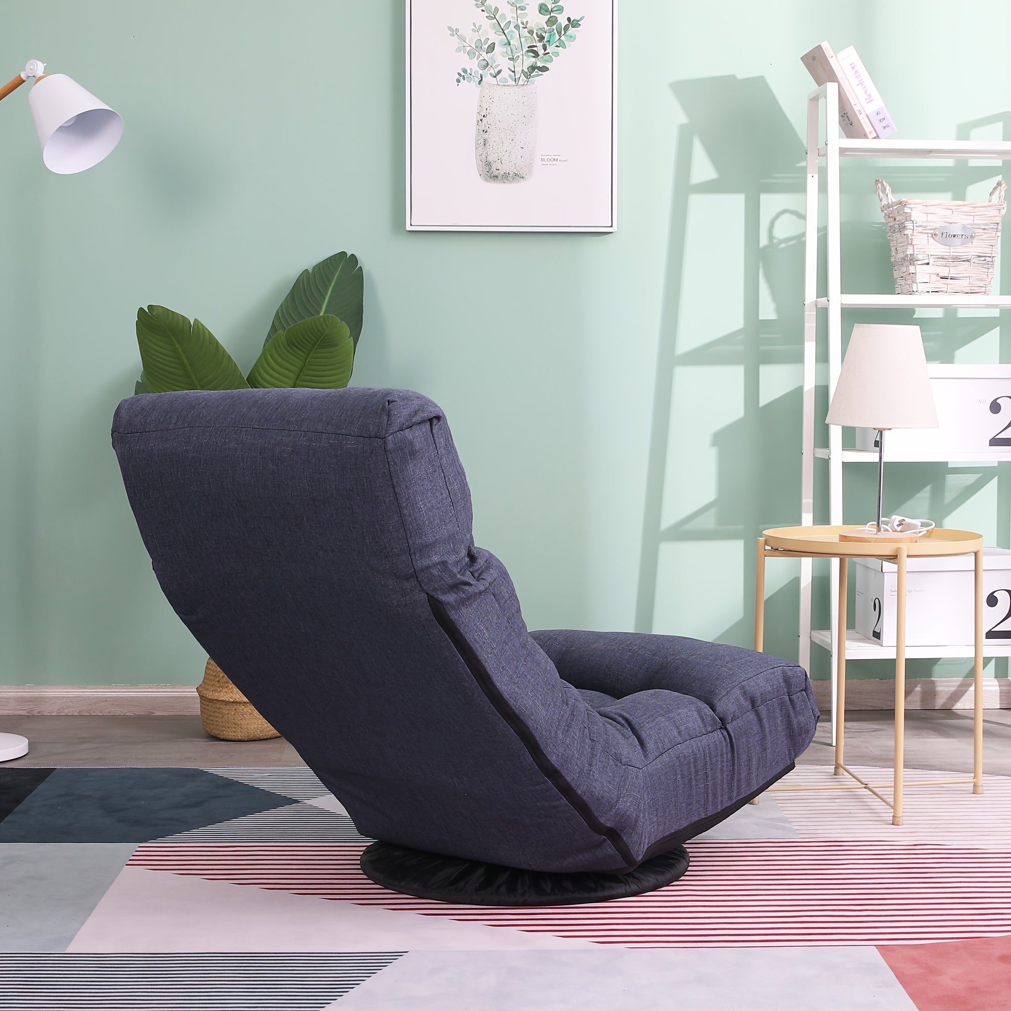 Multifunctional Lounge Chair for Lazy Relaxation, with Multi-position Head And Lumbar Adjustments to Help Find The Most Comfortable Angle, Ergonomic Design, 360-degree Rotation, Suitable for Living Rooms, Studies, Apartments, Etc